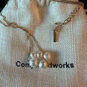 Completed Works Gold and Pearl Necklace